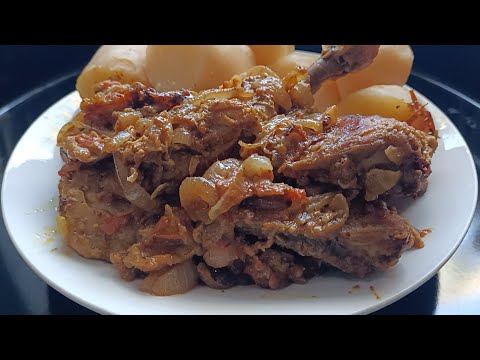 CUISSES DE POULET SAUTÉ À LA POÊLE 🍀 vraiment délicieuse 🍀 recette comorienne #Roukianass