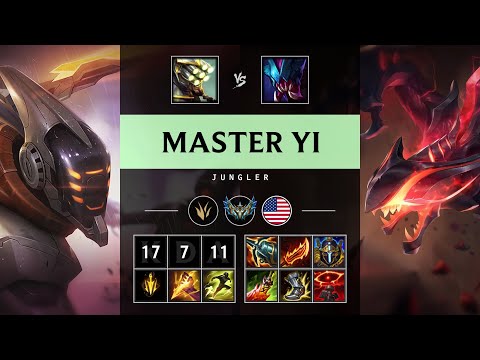 Master Yi Jungle vs Rek'Sai - NA Challenger Patch 25.17