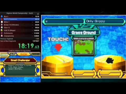 1:43:39 Digimon World Championship Any% Speedrun