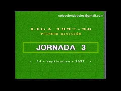 Goles Liga 1997-1998 Primera División Jornada 3