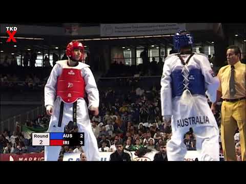 Taekwondo Worlds 2005 Male Welter Semi Final - Daniel Jukic (Australia) v Ali Tajik (Iran)