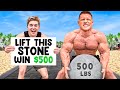 Lift The Worlds Heaviest Stone, Win $500