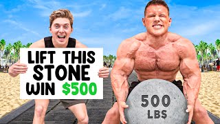 Lift The World's Heaviest Stone, Win $500