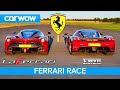 Ferrari Enzo vs LaFerrari - RACE & BRAKE TEST