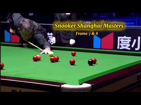 Ronnie O’Sullivan Vs Kyren Wilson  ( frame 7 & 8 ). Snooker Shanghai Master.