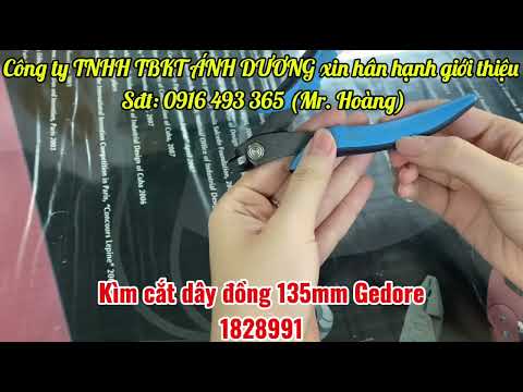 K&igrave;m cắt d&acirc;y đồng 135mm Gedore code 1828991