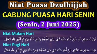 Niat Puasa Dzulhijjah Gabung Puasa Senin - Ust. Mahmud Asy-Syafrowi