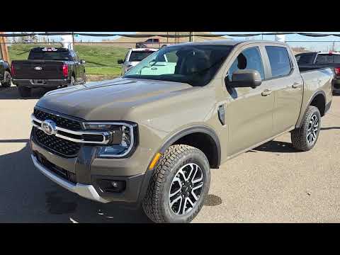 2026 Ford Ranger LARIAT 4WD SuperCrew 5' Box in Marsh Grey for sale at CSL Ford Sales in Cardston, AB
