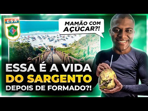 Como é a vida de um SARGENTO DA ESA depois de formado?