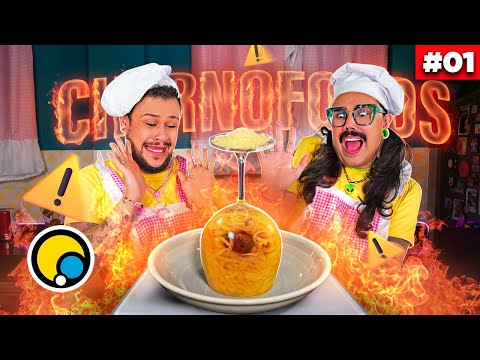 GASTRONODIVA 4 - CHERNOFOOD: PASTA with CHEETOS in a bowl | DiaTV