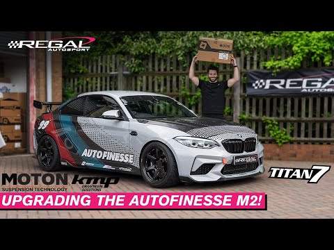 AUTOFINESSE BMW M2 GETS MORE TRACK UPGRADES [TITAN WHEELS, MOTON 3-WAY & KMP STEERING WHEEL]