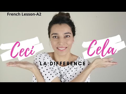 How To use "Ceci" and "Cela"? (FRENCH)