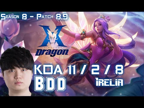 KZ BDD IRELIA vs GANGPLANK Top - Patch 8.9 KR Ranked