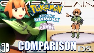 Pokémon Brilliant Diamond & Shining Pearl Graphics Comparison: Switch vs. DS (September Trailer)
