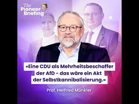 Prof. Münkler über Merz | Wer rettet die Rente? | US-Arbeitsmarkt