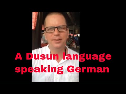 A Dusun language speaking German