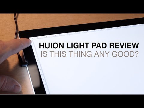 Huion A3 LED Light Pad Review and Starting a Drawing Commission pt. 1
