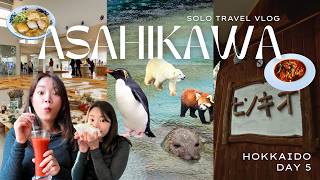 HOKKAIDO SOLO VLOG DAY 5 in ASAHIKAWA 🦭🩵 | Best ramen, Create My Own Fragrance & Asahiyama Zoo ... 🍜