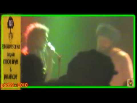 SLIMMAH SOUND ft lyrical benjie & Jah melodie - roots part 2 - @ kavka \ antwerpen - 20-02-2010