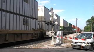 preview picture of video 'Norfolk Southern 226 With Crazy Lady in Minivan! in Lithia Springs,Ga 04-28-2012© (16x9)'
