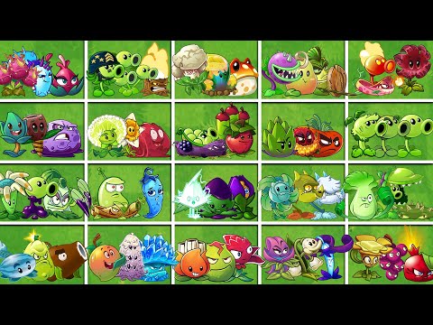 PVZ 2 - Random 20 Teams, 3 Plants Each! - Which Team Will Win? - PVZ 2 Team Plant Vs Team Plant