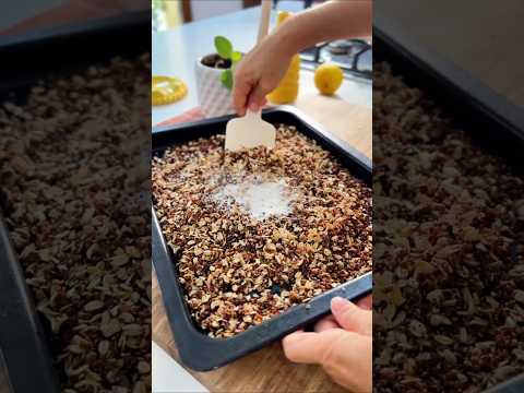 Hice GRANOLA DE QUINOA y encima SIN AZÚCAR, y soy un 30% más feliz, te juro