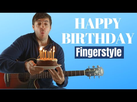 Happy Birthday - (EASY) Fingerstyle Guitar Lesson