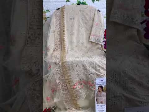 Al_Khushbu Maryam Hussain Vol 3-5011 Pure Cambric Cotton Wholesale Pakistani Suit – product video thumbnail