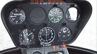 preview picture of video 'Cockpit Video:  Robinson R22 D-HIKS'