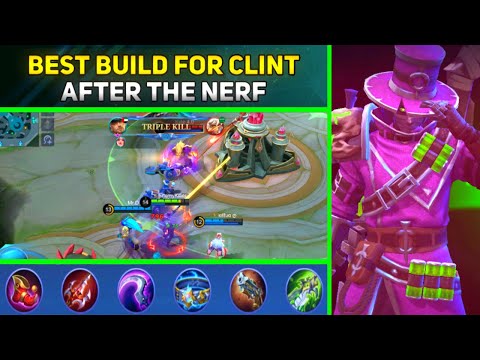 New Best Build For Clint After The Nerf | Mobile Legends