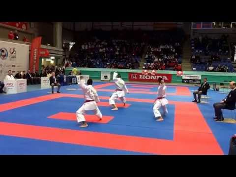42nd Junior European karate championships - Team kata male - France - Kankusho