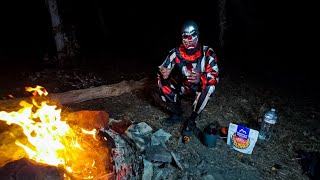 Overnight Camping On HALLOWEEN + Killer Clown In The Woods !!