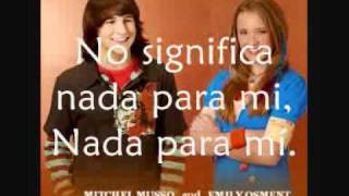 If I didn&#39;t have you Emily Osment y Mitchel Musso (en español)