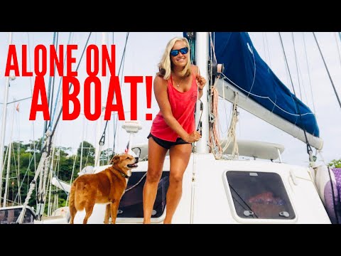 Preparing for a TROPICAL STORM ALONE on a BOAT