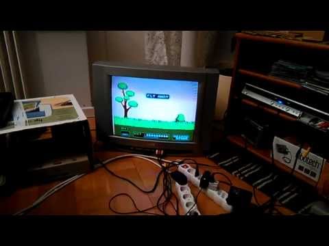 Testing of Famicom revolver lightgun with Duck Hunt & Hogan's Alley