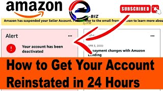 Amazon account suspended | how to reactivate suspended amazon seller account| eBIZ BY MTKK OFFICIAL
