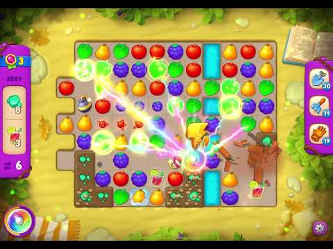 GardenScapes Level 2087 no boosters (12 moves)