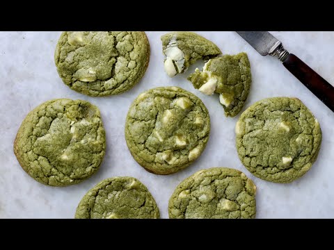 Recette Cookies au matcha et chocolat blanc