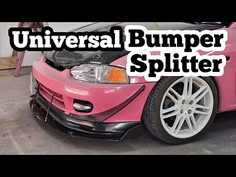 eBay [UNIVERSAL] Front Bumper Splitter INSTALL