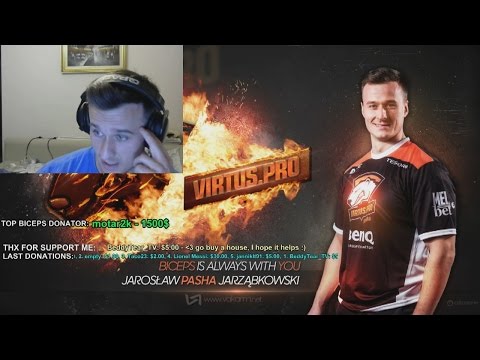 Pasha erhält 5000 $ Spende live im Stream (VOLL)