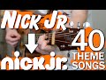 40 Nick Jr Theme Songs In 6 Minutes MEGA MEDLEY