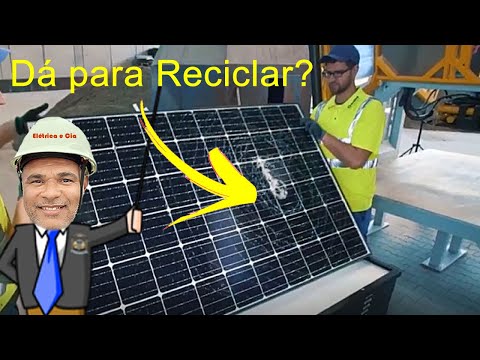 China Cria Painel Solar 100% Reciclado