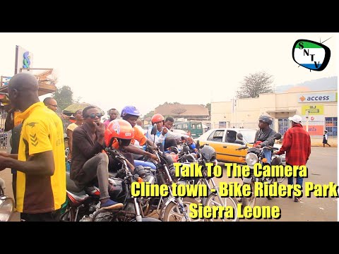 Talk To The Camera - Cline town Bike Riders Park - Sierra Leone