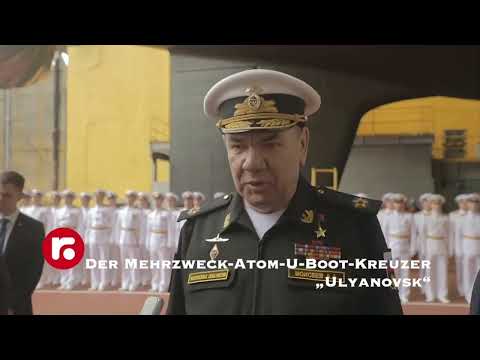 Der Mehrzweck Atom-U Boot-Kreuzer „Ulyanovsk“