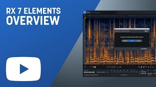 Video thumbnail for RX 7 Elements Overview: Audio Repair for Music and Post Production by iZotope, Inc.