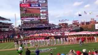 preview picture of video 'Phillies Opening Day 2014 - Player Introductions'