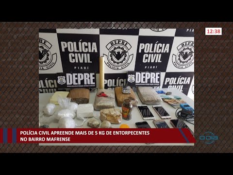 Polícia Civil apreende mais de 5 kg de entorpecentes no bairro Mafrense 28 01 2021