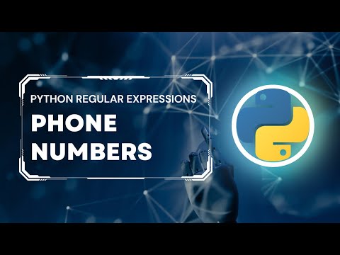 Python Regular Expressions Tutorial Phone Numbers