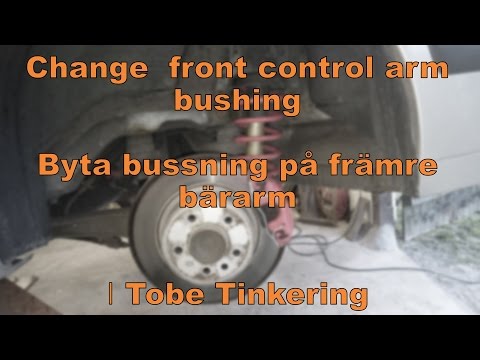 Change control arm bushing - Byta bärarms bussning SAAB 9-5 │SAAB Tinkering