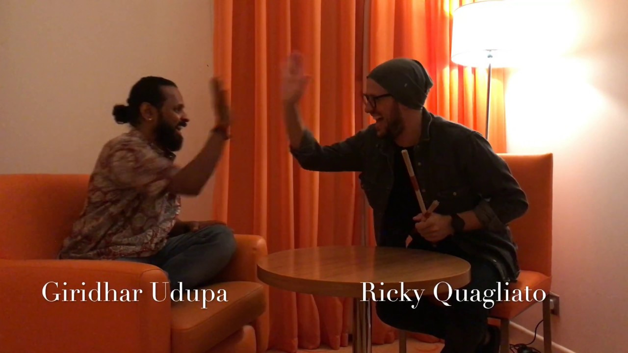Konnakol & Drumsticks I Giridhar Udupa I Ricky Quagliato
